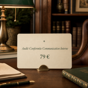 Audit Conformite Communication Interne