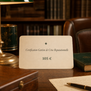 Certification Gestion de Crise Reputationnelle