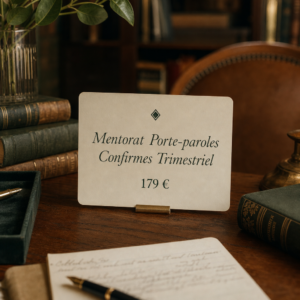 Mentorat Porte-paroles Confirmes Trimestriel