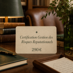 Certification Gestion des Risques Reputationnels