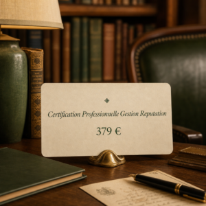 Certification Professionnelle Gestion Reputation