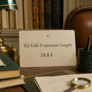 Kit Veille E-reputation Complet