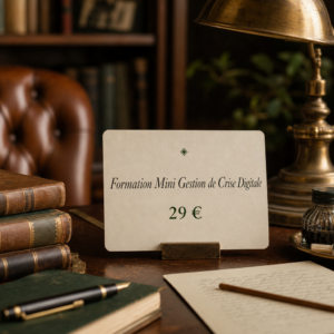 Formation Mini Gestion de Crise Digitale