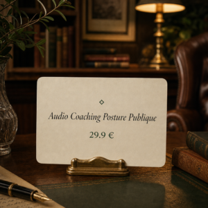 Audio Coaching Posture Publique